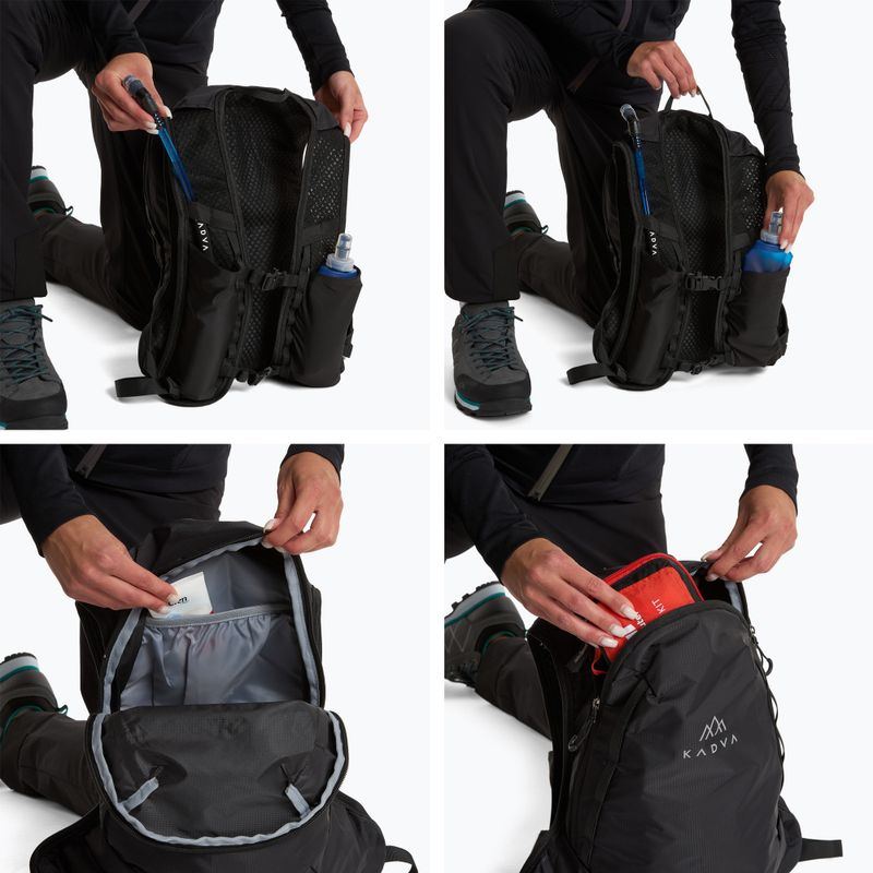 Touristenrucksack KADVA Zivo 10 l schwarz 10