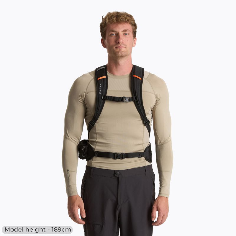 KADVA Fleiro 30 l schwarzer Wanderrucksack 3