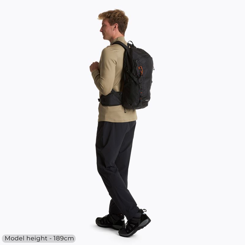 KADVA Fleiro 30 l schwarzer Wanderrucksack 6