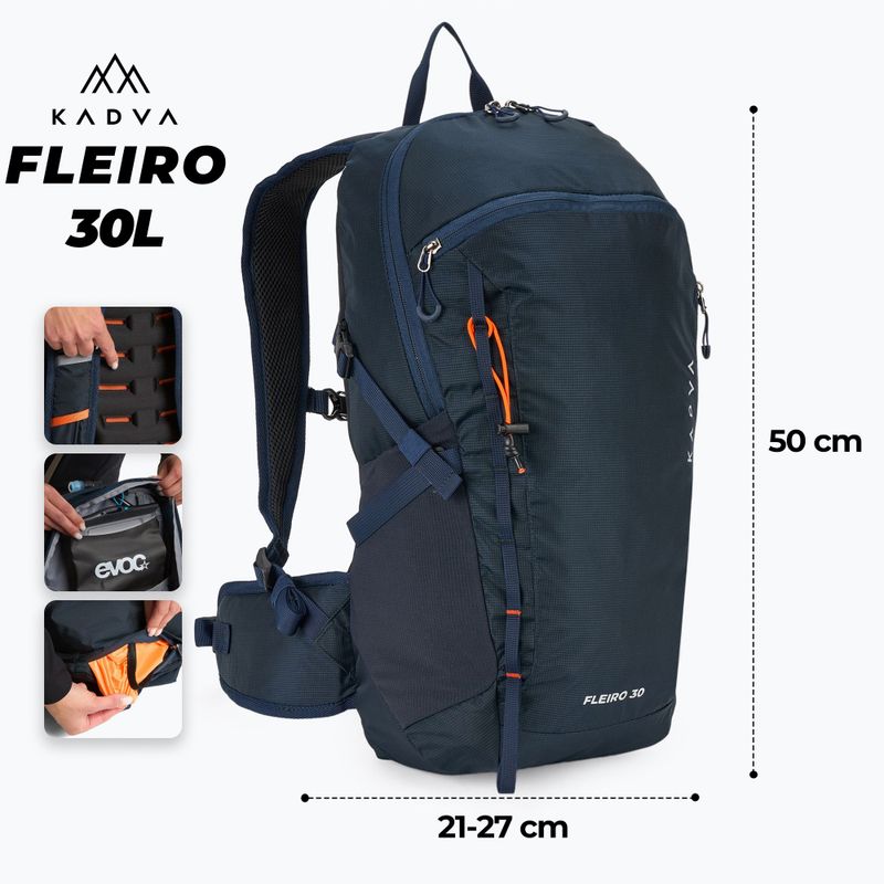 Touristenrucksack KADVA Fleiro 30 l marineblau 2