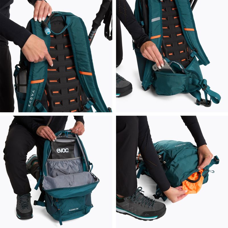 Touristenrucksack KADVA Fleiro 30 l Dunkelmarine 12