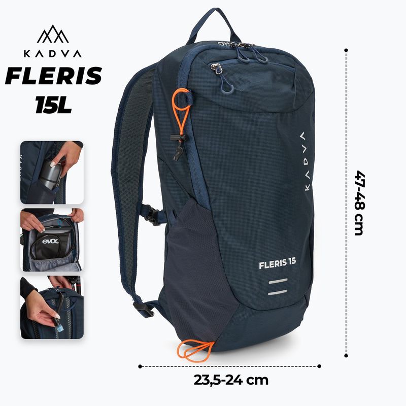 Tourenrucksack KADVA Fleris 15 l marineblau 2
