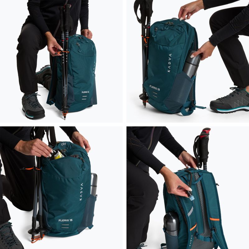 Tourenrucksack KADVA Fleris 15 l Dunkelmarine 10