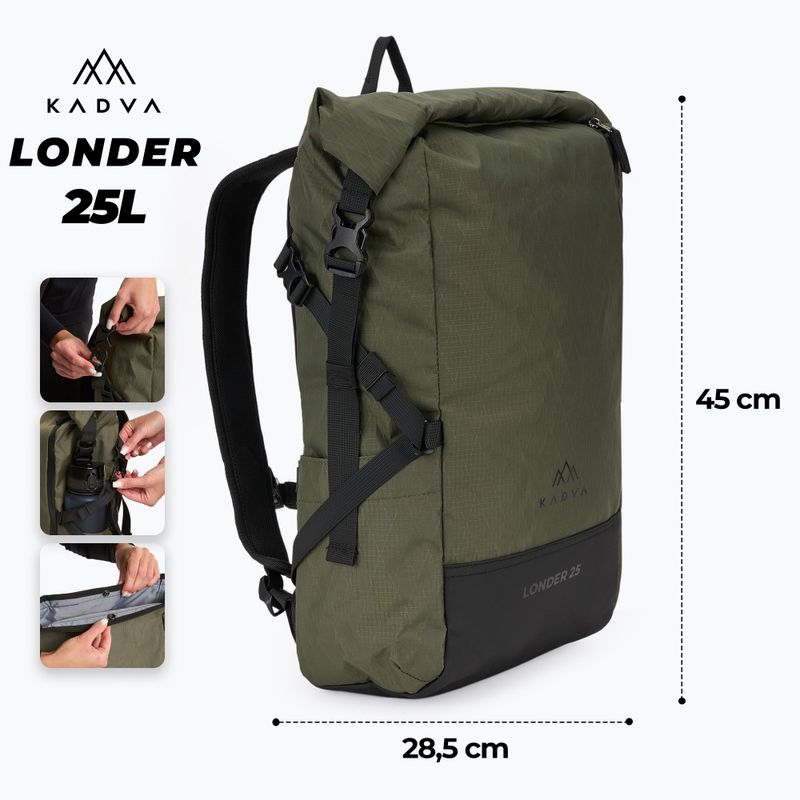 Tourenrucksack KADVA Londer 25 l grün 2