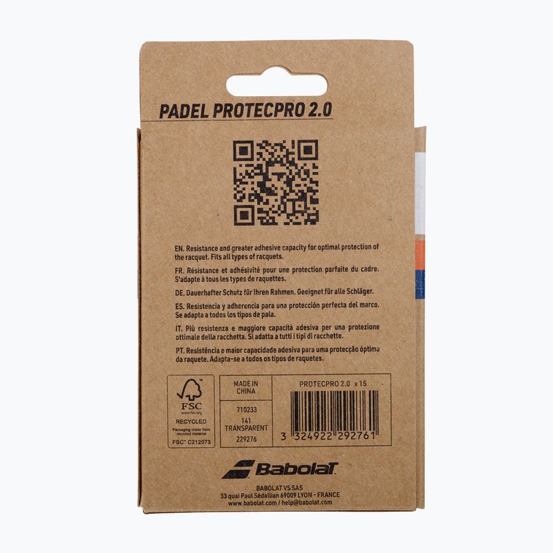 Schutzband Babolat Protecpro 2.0 X1 transparent 3