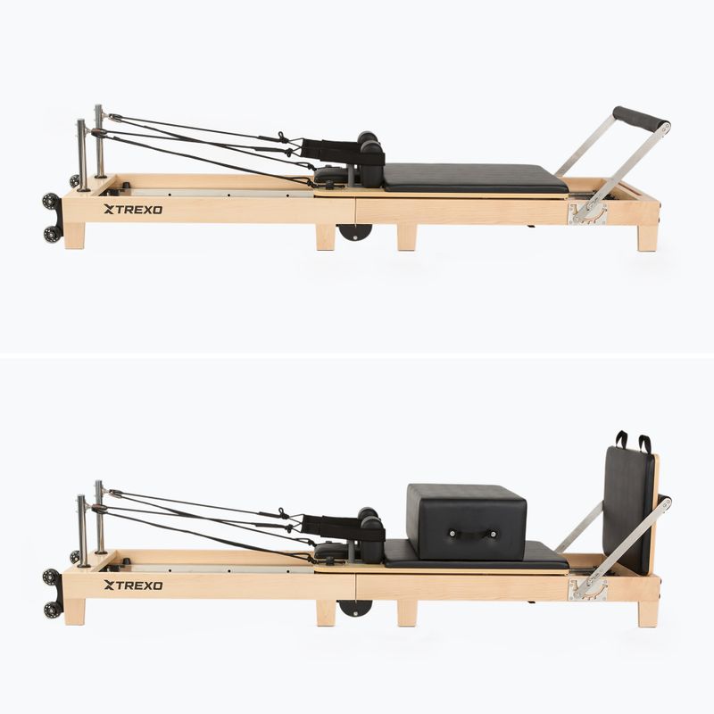 Pilates-Reformer XTREXO CTRL-Core W wooden 13
