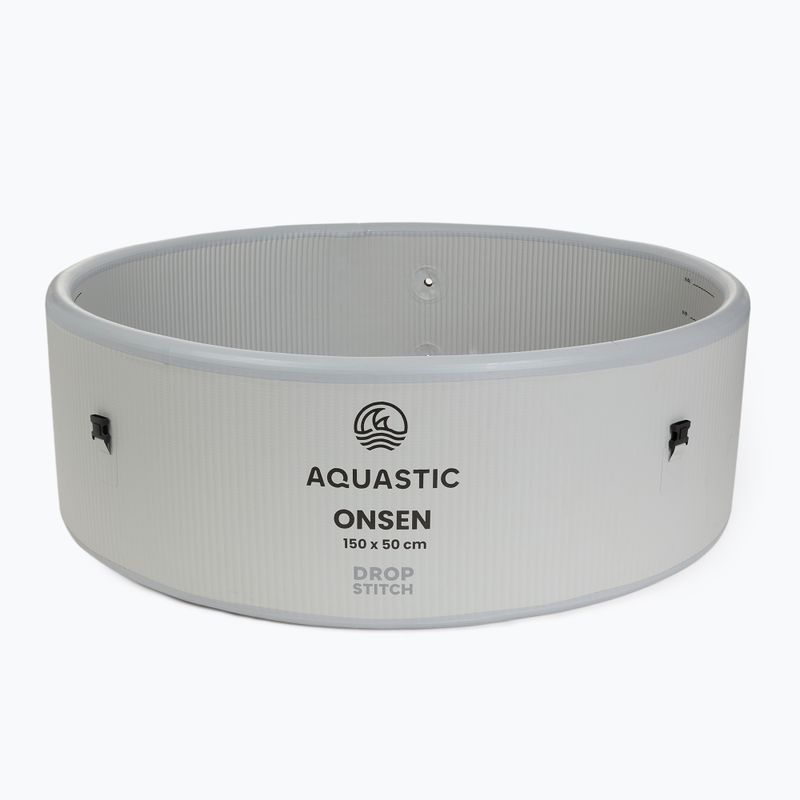 Aufblasbares Schwimmbecken AQUASTIC ONSEN Drop Stitch 700 l 150 cm grau 5