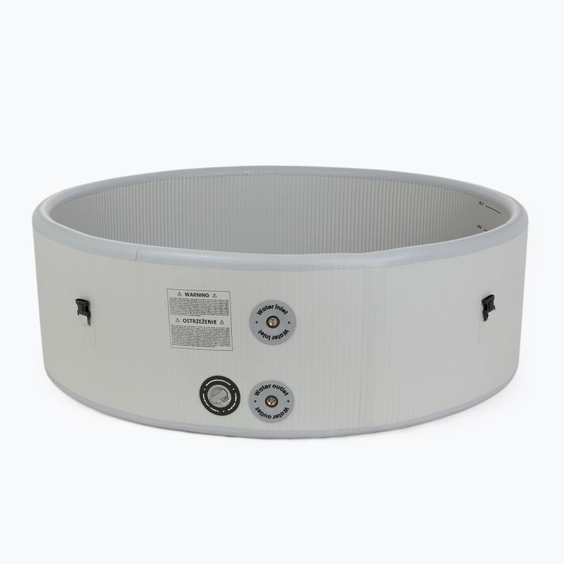 Aufblasbares Schwimmbecken AQUASTIC ONSEN Drop Stitch 700 l 150 cm grau 6