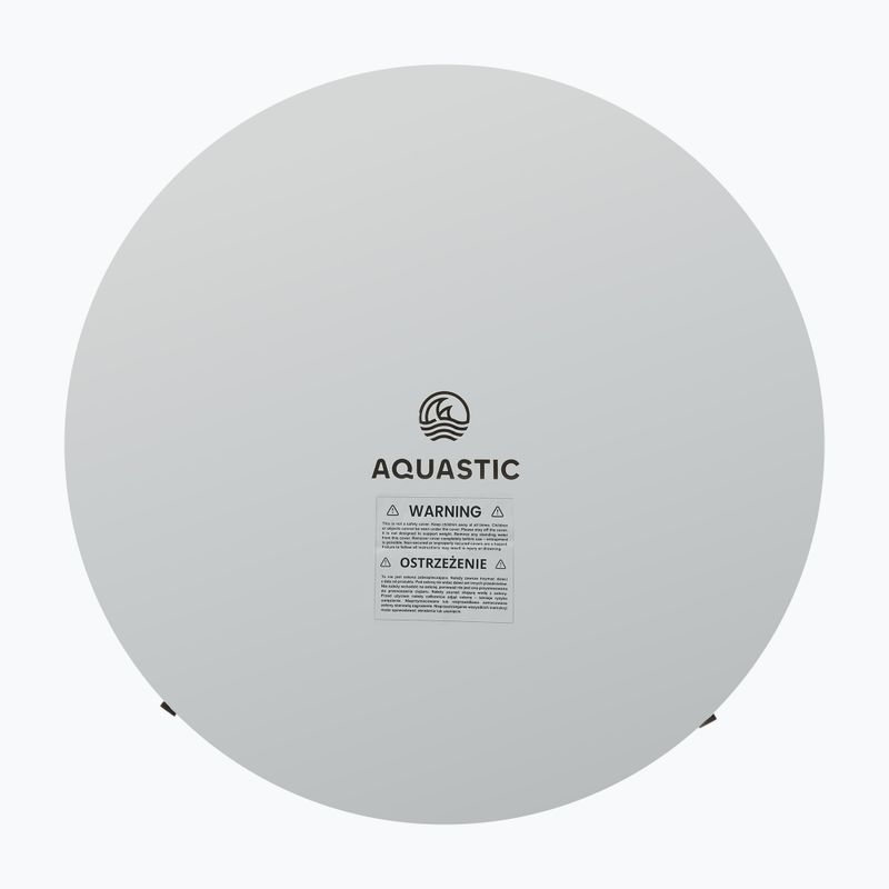 Aufblasbares Schwimmbecken AQUASTIC ONSEN Drop Stitch 700 l 150 cm grau 7