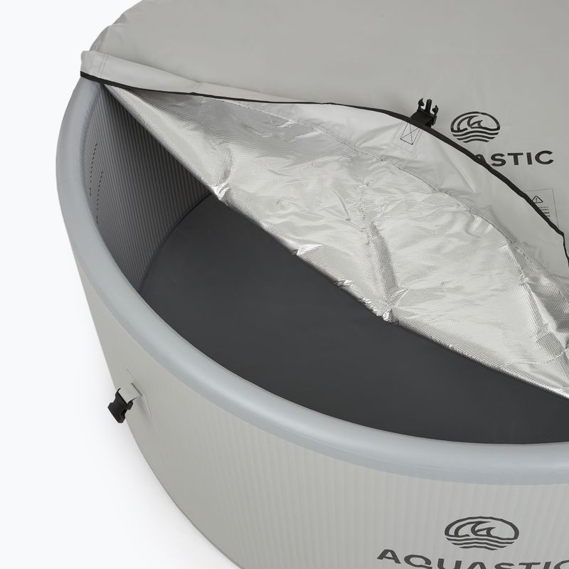 Basen pompowany AQUASTIC ONSEN drop stitch 1200 l 178 cm szary 11