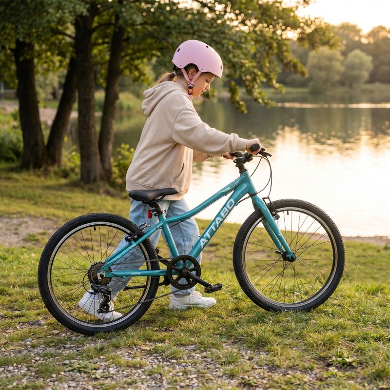 Kinderfahrrad ATTABO EASE 24" 9,6 kg Gen 2 turquoise 5