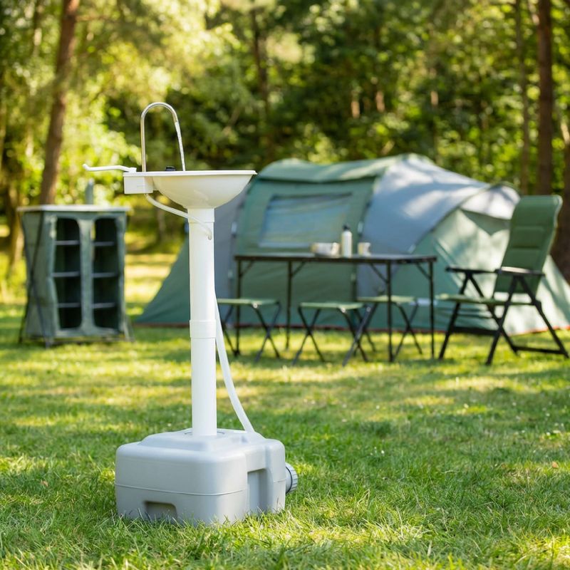 Camping-Waschbecken KADVA ViaAlta Grau 3