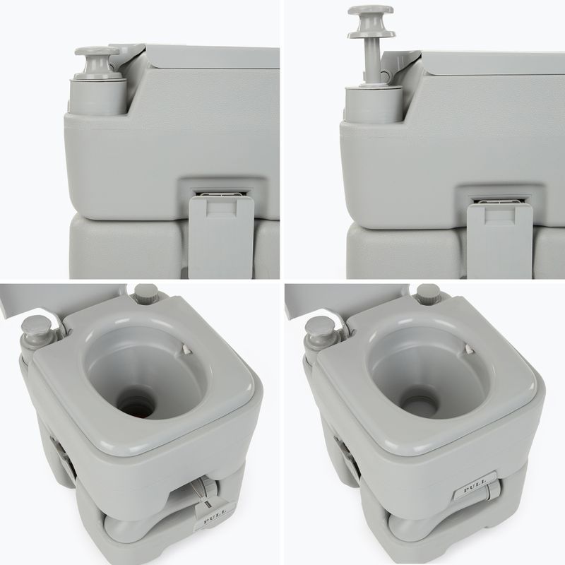 Campingtoilette KADVA Throno Grau 15