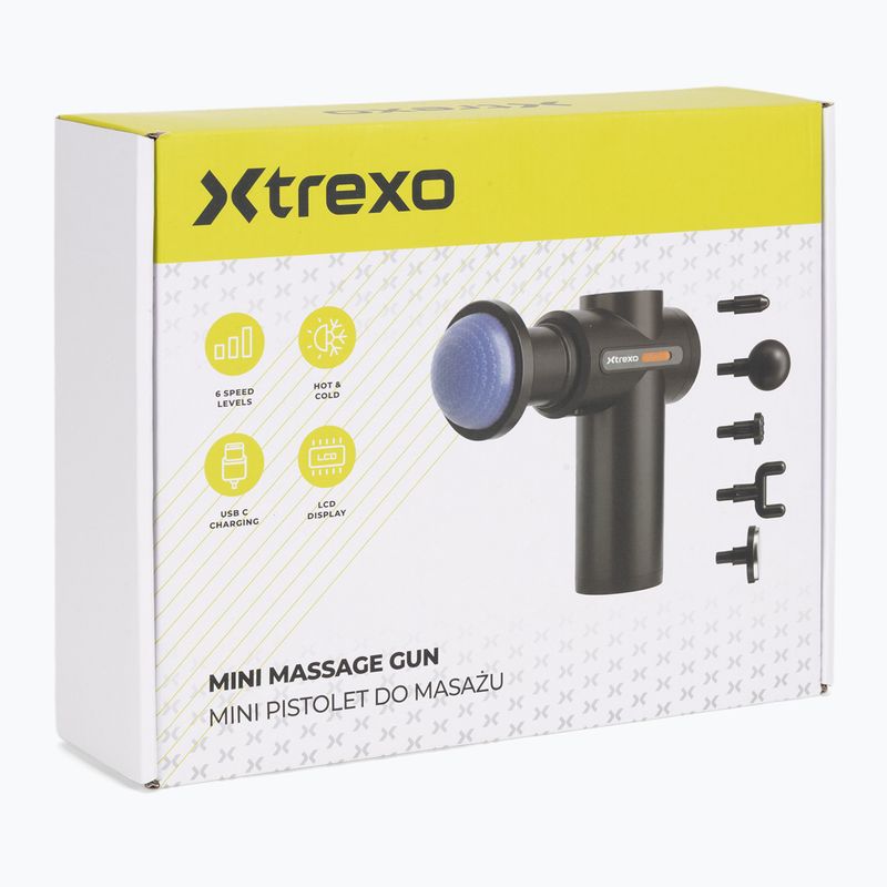 XTREXO Massagepistole Mini Pulsar schwarz 16