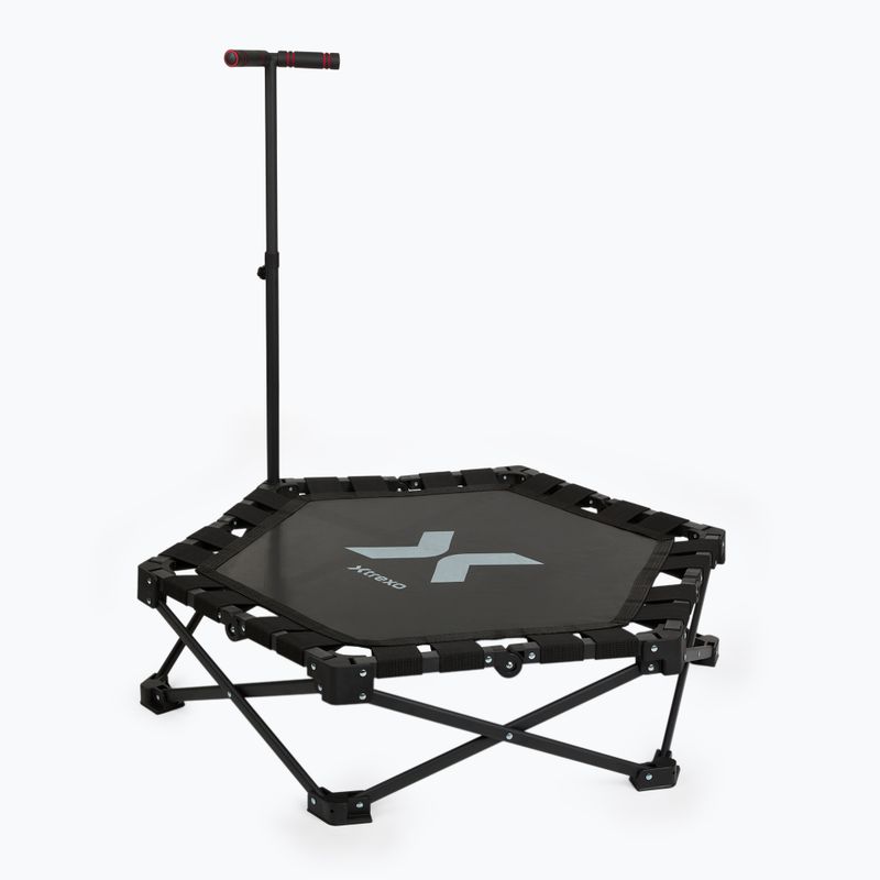 Trampolin XTREXO Hop&Side klappbar schwarz