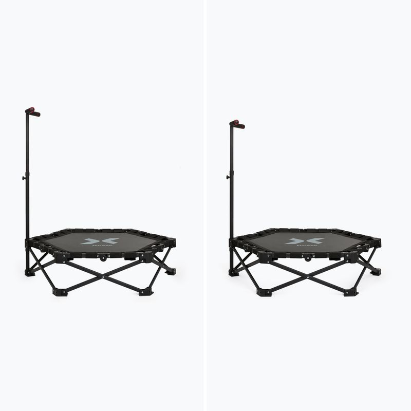 Trampolin XTREXO Hop&Side klappbar schwarz 13