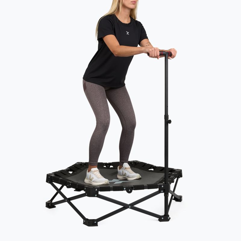 Trampolin XTREXO Hop&Side klappbar schwarz 14