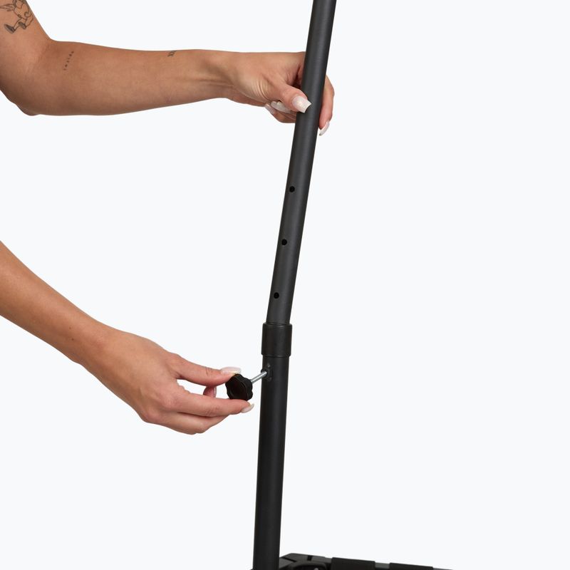 Trampolin XTREXO Hop&Side klappbar schwarz 16