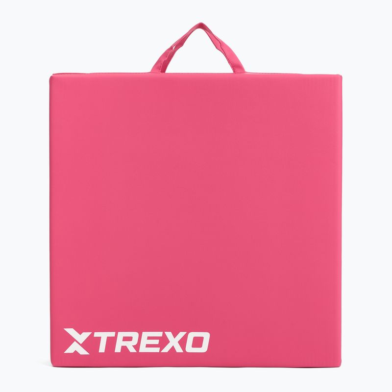 TREXO Faltbare Gymnastikmatratze 180 x 60 x 5 cm rosa 5