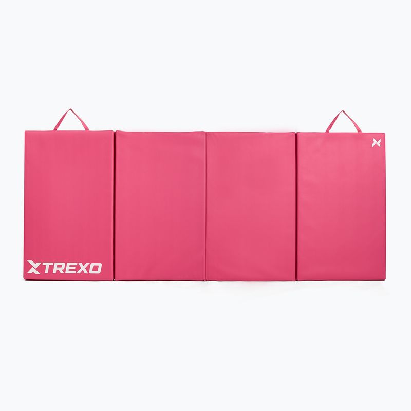 TREXO Faltbare Gymnastikmatratze 195 x 80 x 5 cm rosa 6