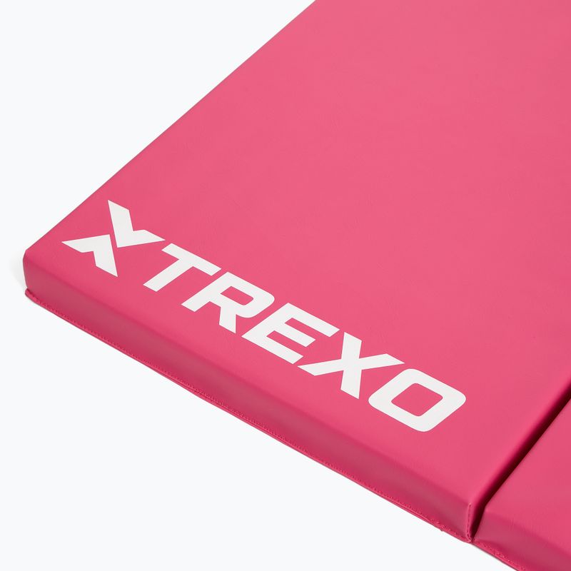 TREXO Faltbare Gymnastikmatratze 195 x 80 x 5 cm rosa 7