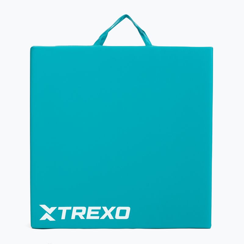 TREXO Faltbare Gymnastikmatratze 180 x 60 x 5 cm grün 5