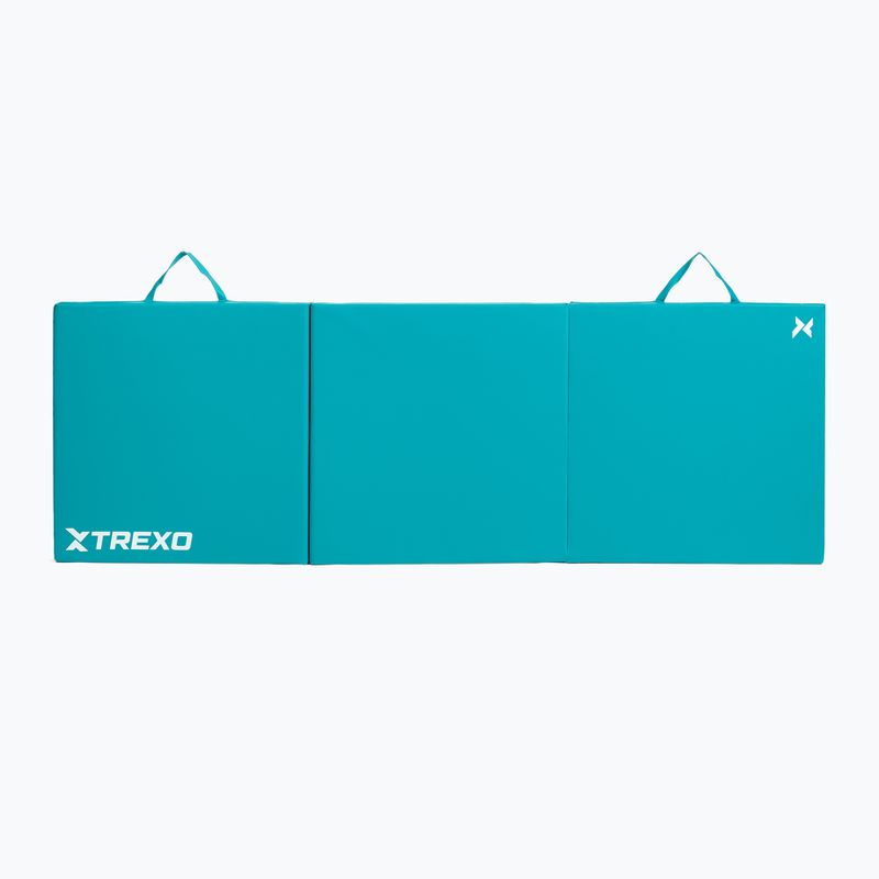 TREXO Faltbare Gymnastikmatratze 180 x 60 x 5 cm grün 6