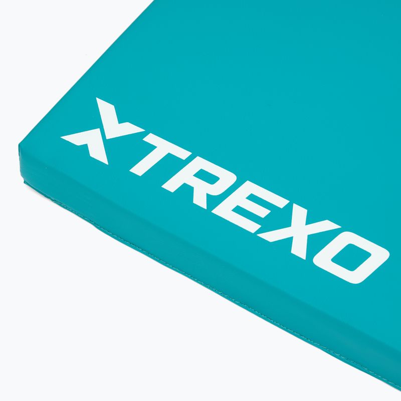 TREXO Faltbare Gymnastikmatratze 180 x 60 x 5 cm grün 7