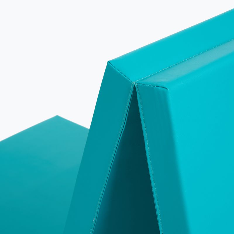 TREXO Faltbare Gymnastikmatratze 180 x 60 x 5 cm grün 8