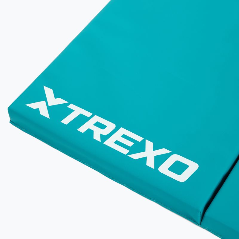 TREXO Faltbare Gymnastikmatte 195 x 80 x 5 cm grün 7