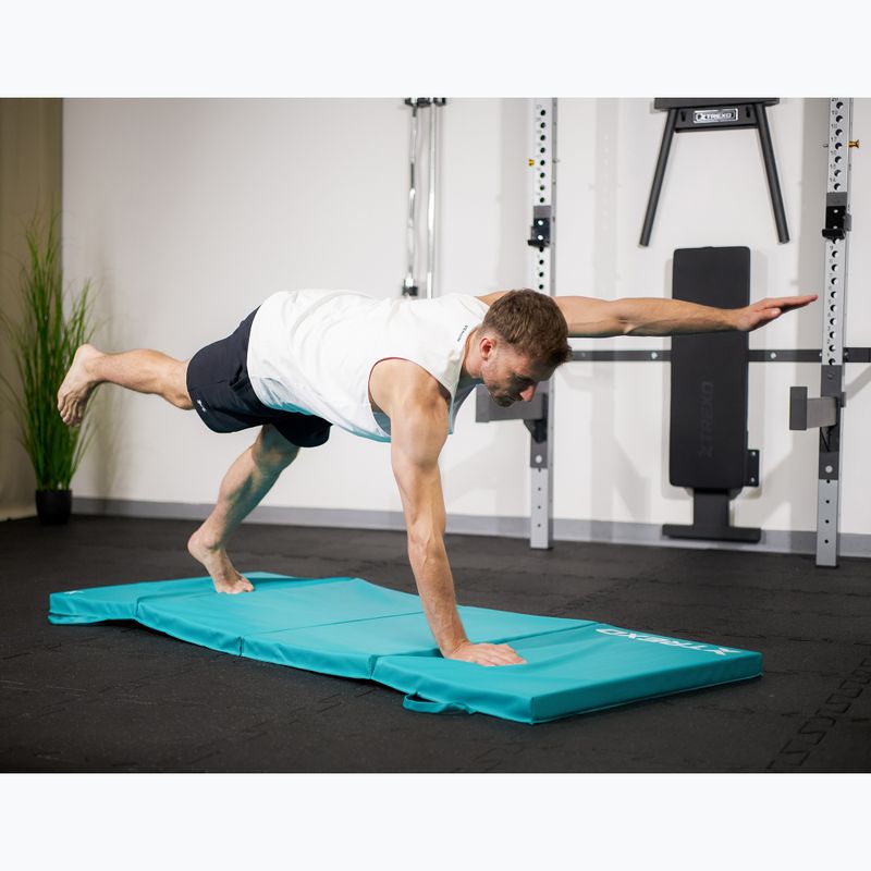 XTREXO Faltbare Gymnastikmatte 195 x 80 x 5 cm grün 12