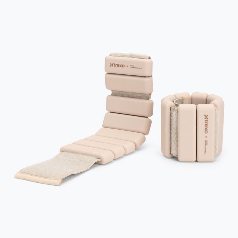 Knöchel- und Handgelenksgewichte XTREXO x Anna Lewandowska Bangles 205 Beige 3