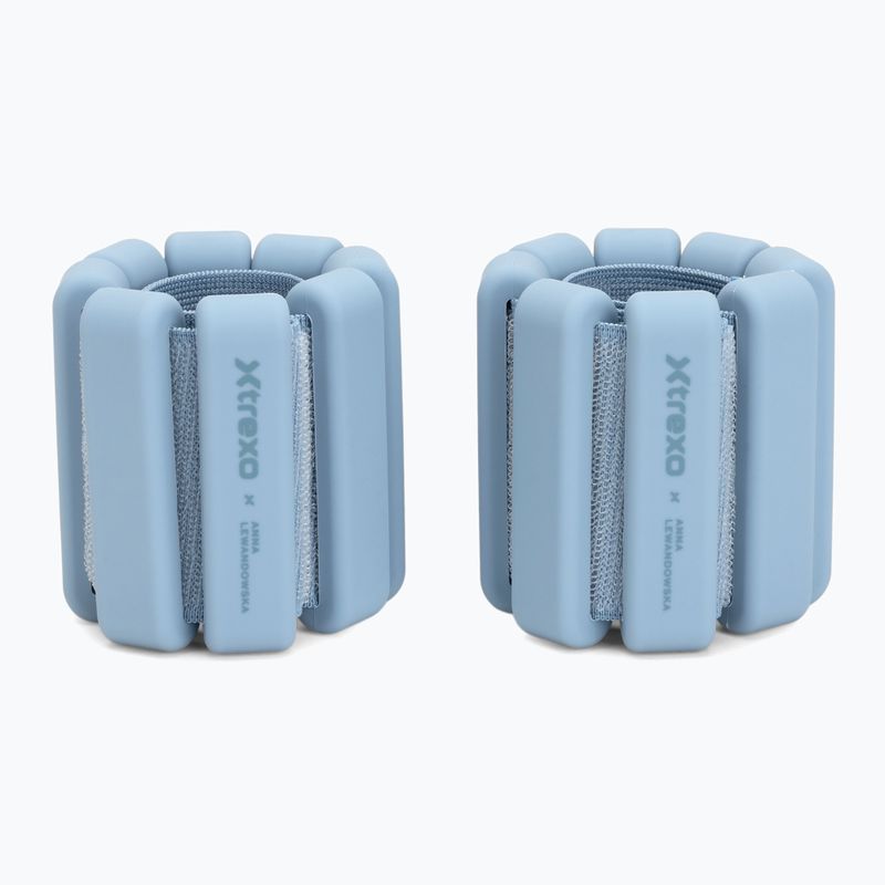Knöchel- und Handgelenksgewichte XTREXO x Anna Lewandowska Bangles 210 Azul Bruma