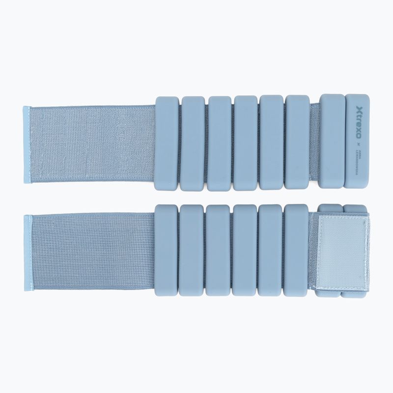Knöchel- und Handgelenksgewichte XTREXO x Anna Lewandowska Bangles 210 Azul Bruma 4