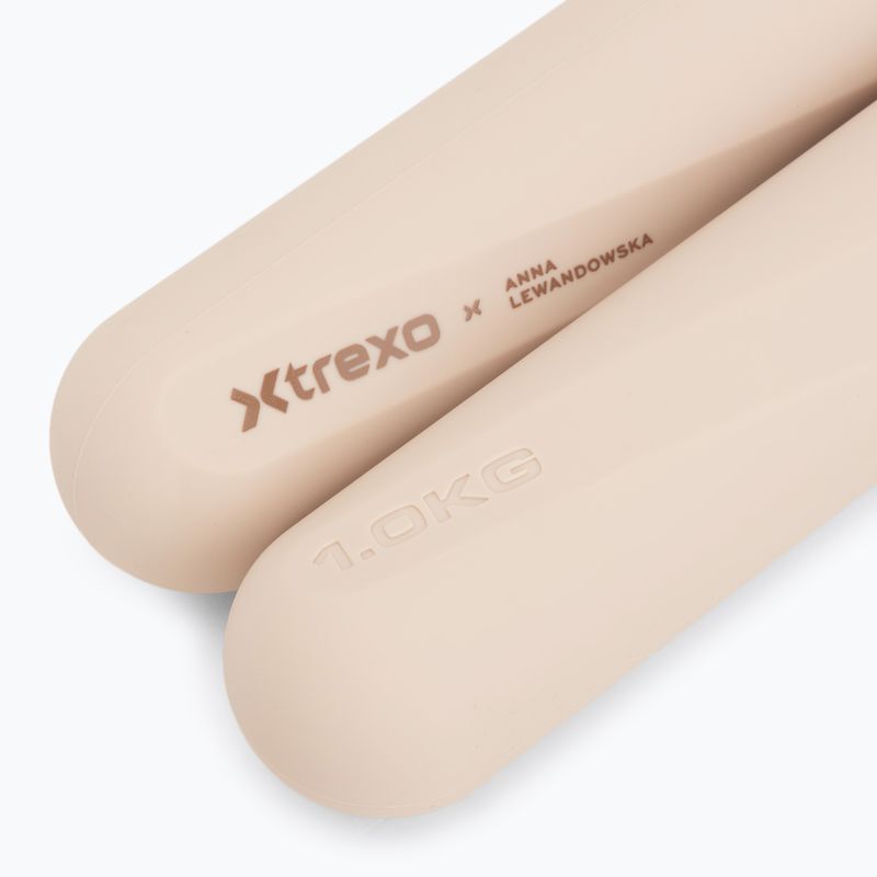 Kurzhantel-Set XTREXO x Anna Lewandowska Bars 210 Beige 5