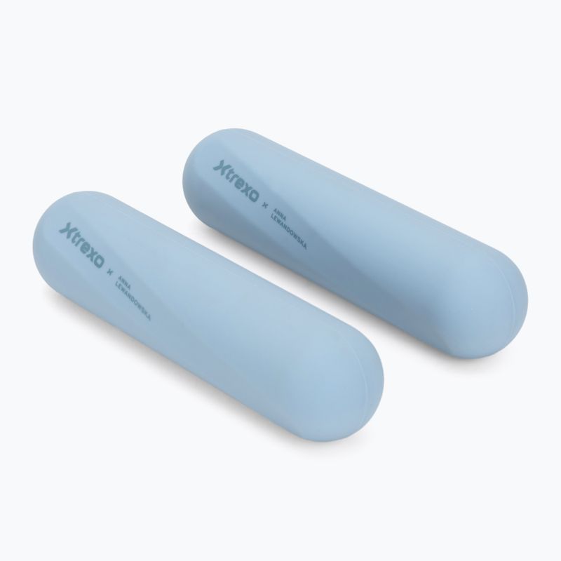 Kurzhantel-Set XTREXO x Anna Lewandowska Bars 215 Azul Bruma