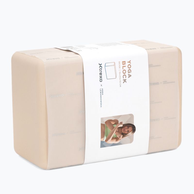 Yoga-Block XTREXO x Anna Lewandowska block Beige 7