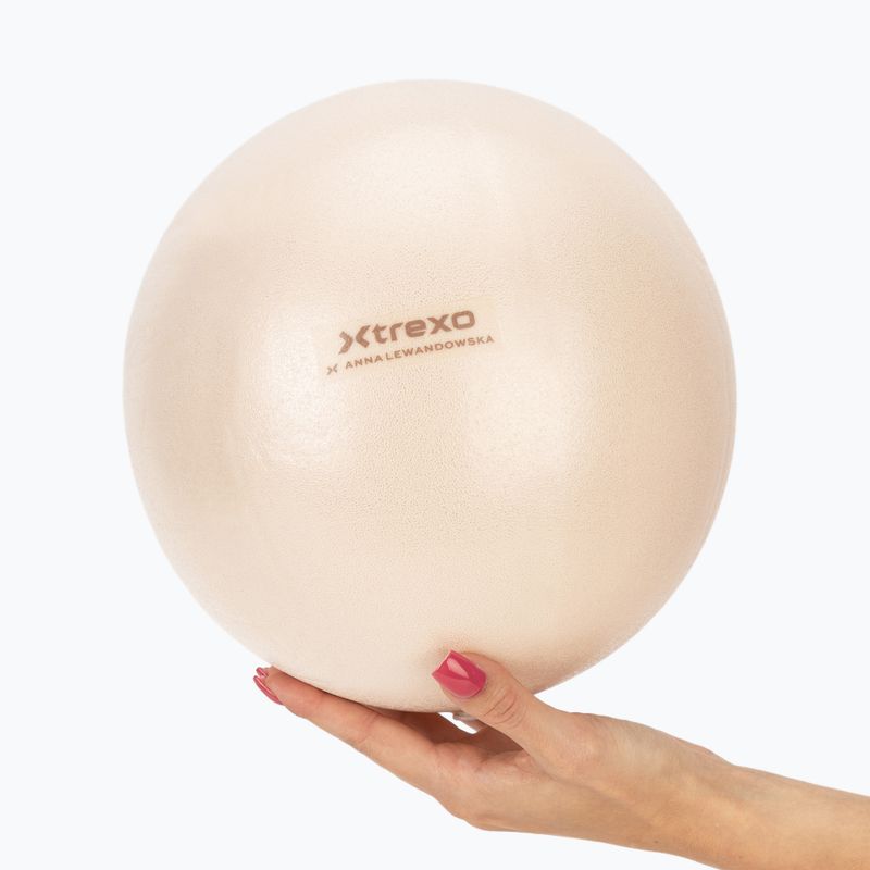 Gymnastikball klein XTREXO x Anna Lewandowska ball 20cm Beige 5
