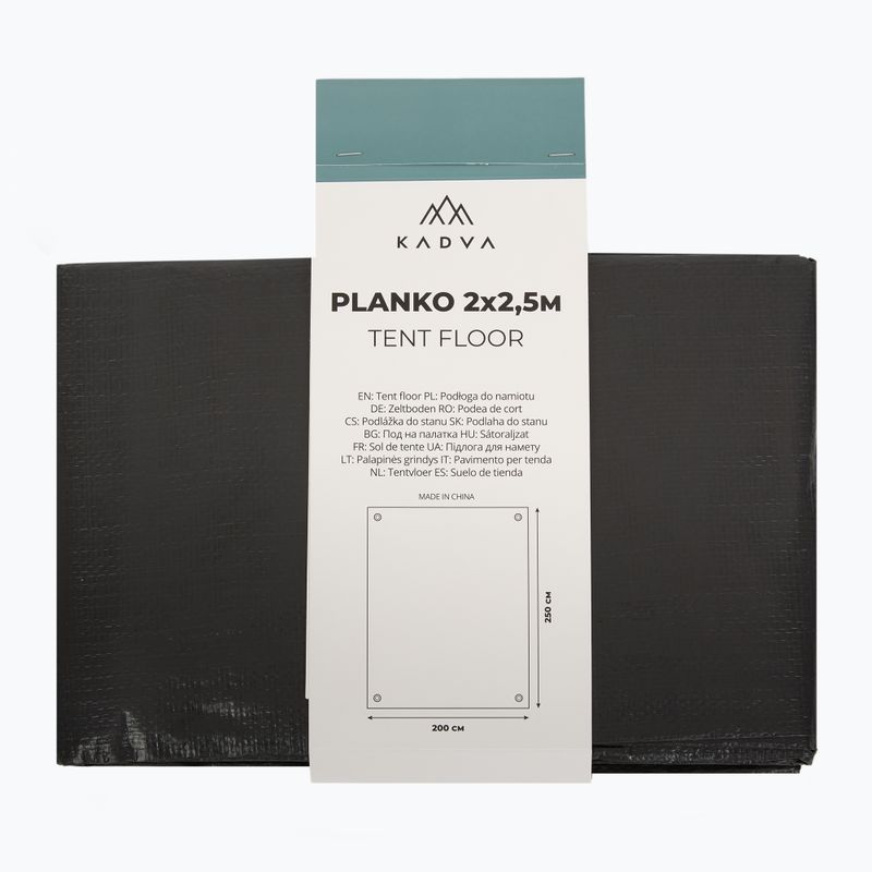 Boden für das Zelt Kadva Planko 2 x 2,5 m 2