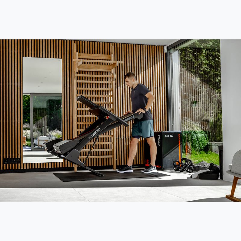 XTREXO X400 elektrisches Laufband schwarz 8