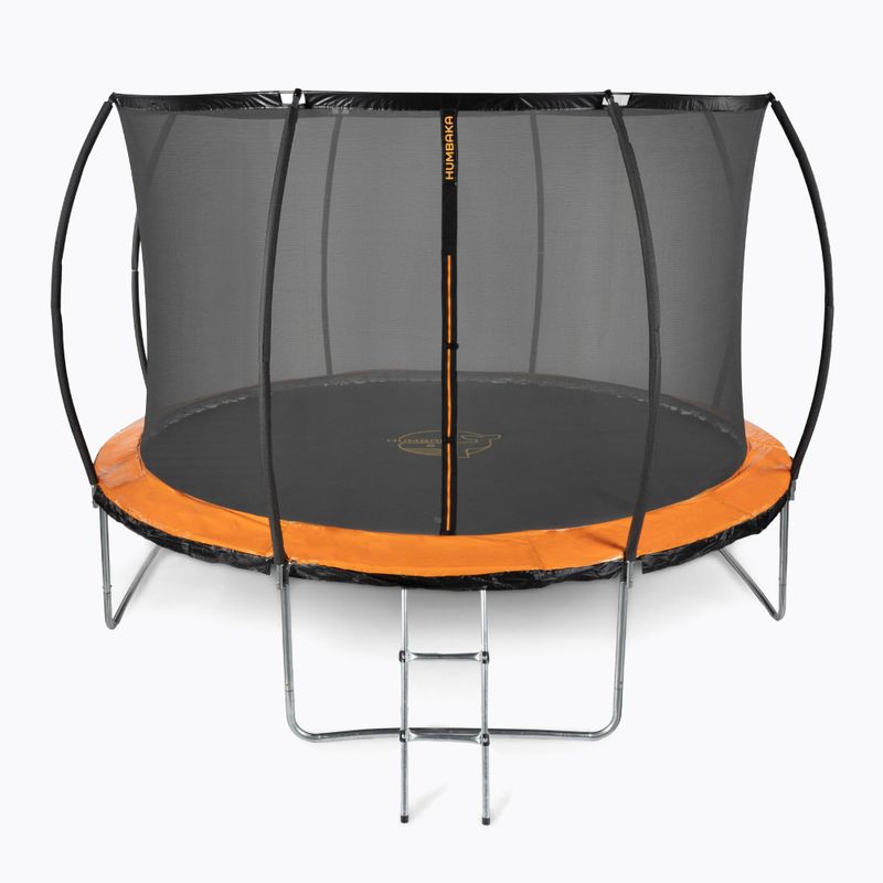 HUMBAKA Super 374 cm Gartentrampolin orange