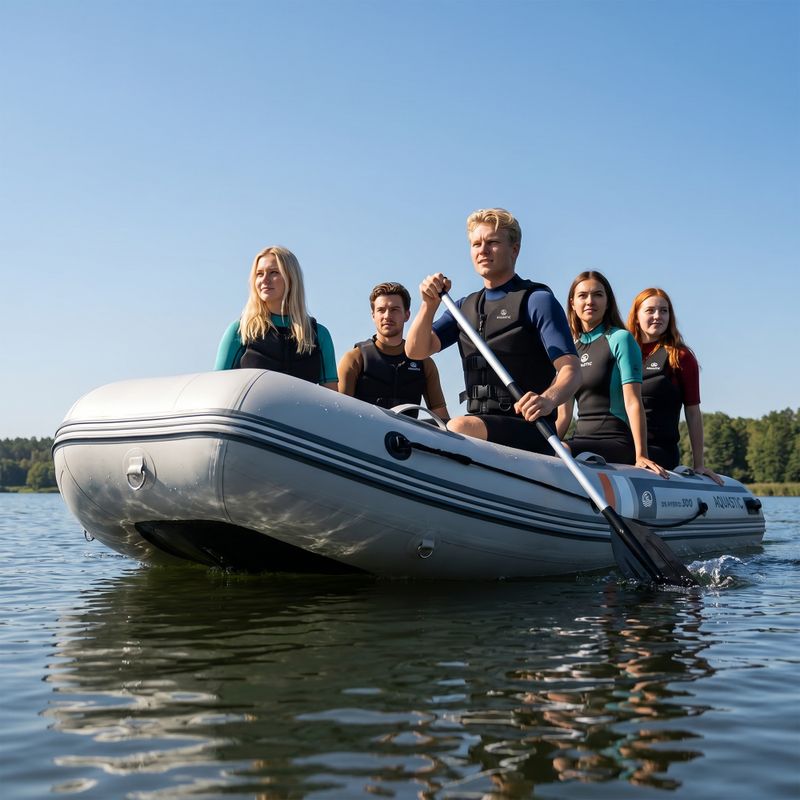5-Personen-Ponton AQUASTIC DS Hybrid grau 12