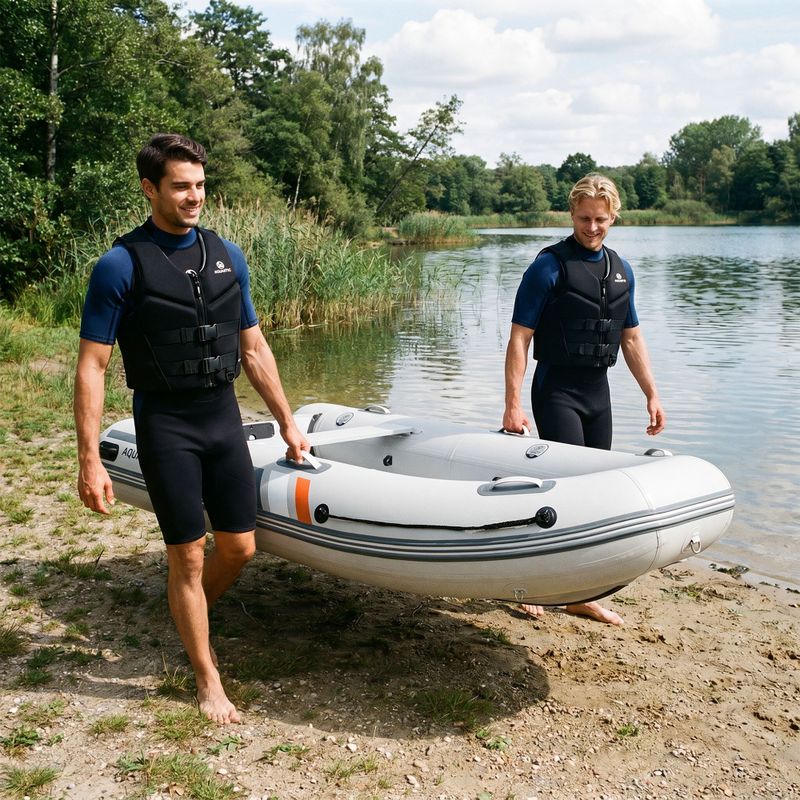 5-Personen-Ponton AQUASTIC DS Hybrid grau 13