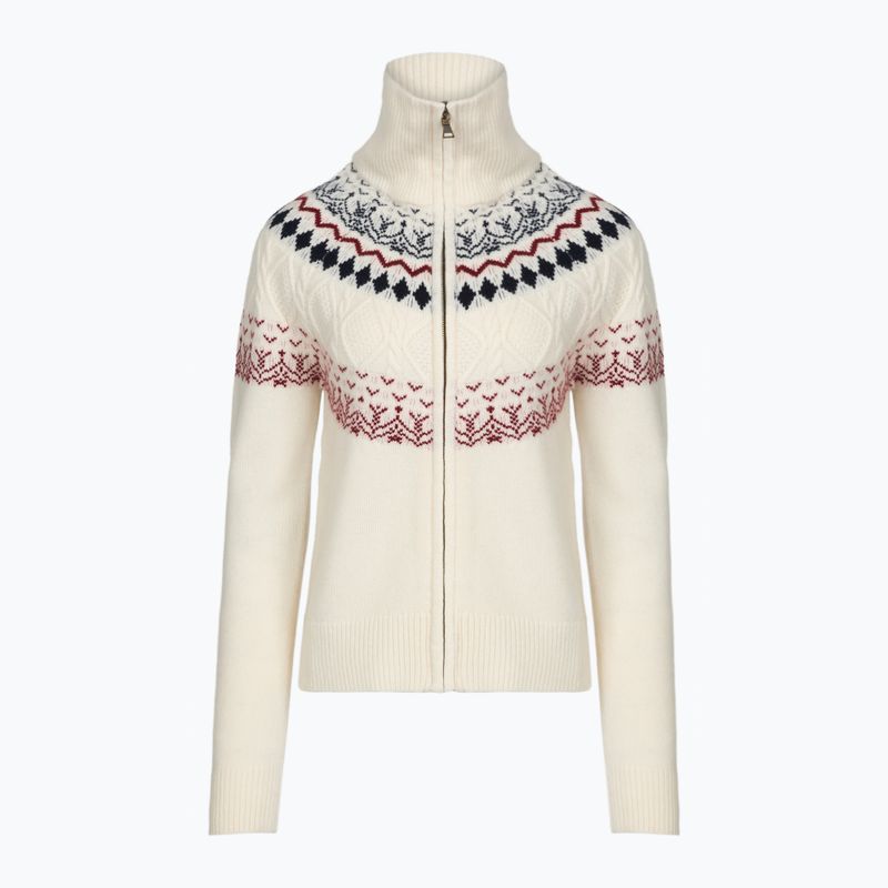 Damenpullover Woolcano SWT1092 Kremowy/Granatowy