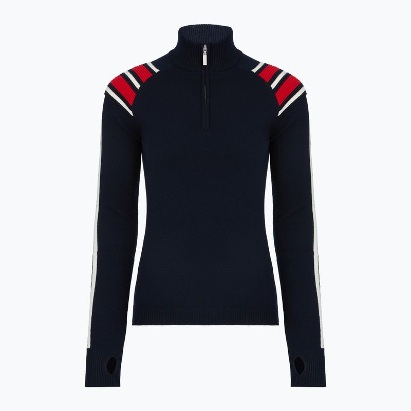 Damenpullover Woolcano SWT1094 Czarny/Kremowy/ Czerwony