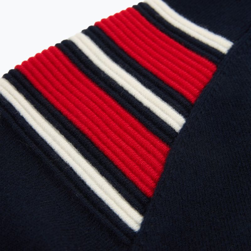 Damenpullover Woolcano SWT1094 Czarny/Kremowy/ Czerwony 5
