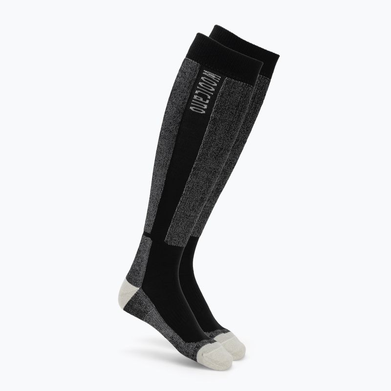 Herren-Skisocken Woolcano SCK1097 czarny/szary