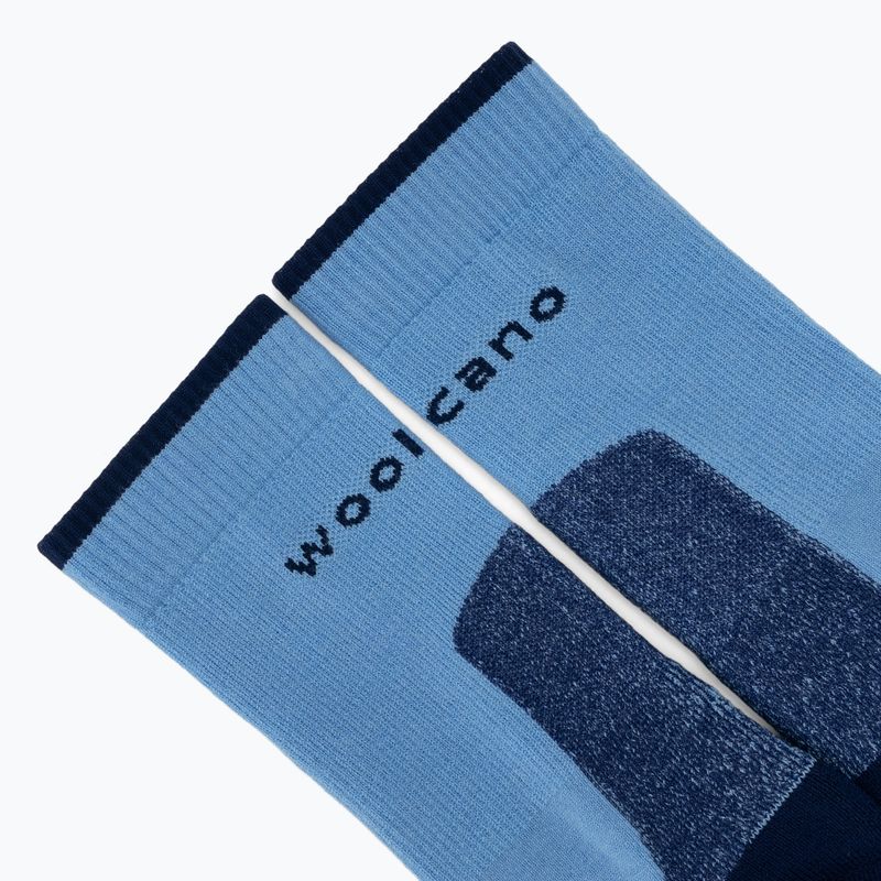 Herrensocken Woolcano SCK1099 Niebieski/Granatowy 3