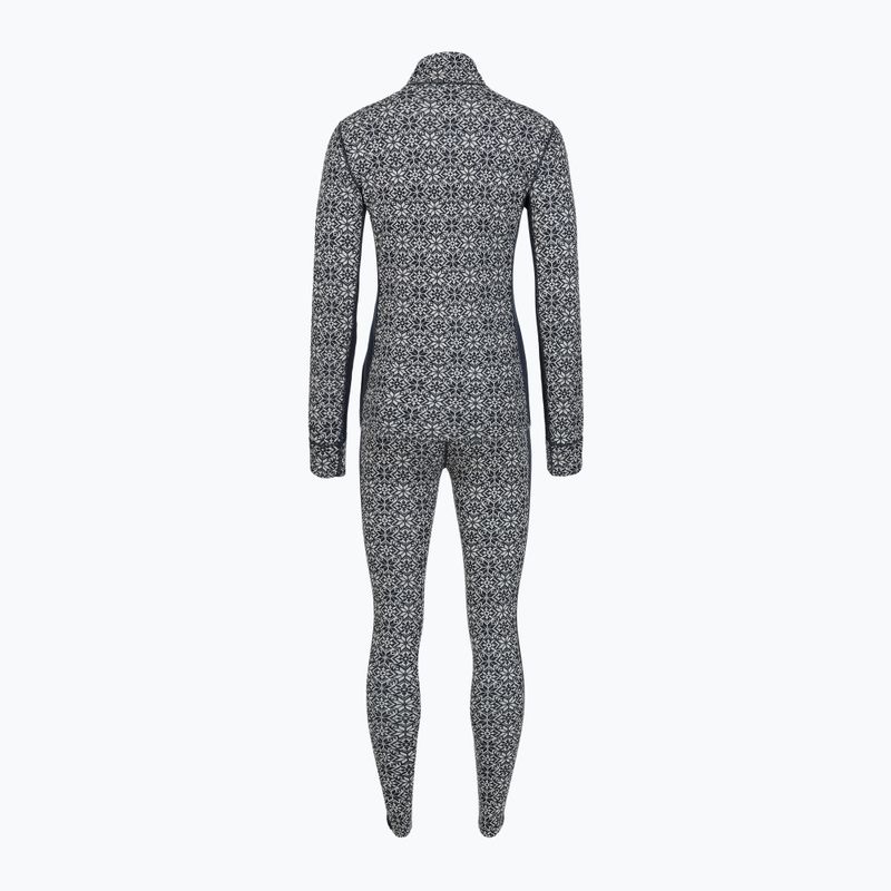 Damen-Set Funktionsunterwäsche Woolcano SET1121 Granatowy 2