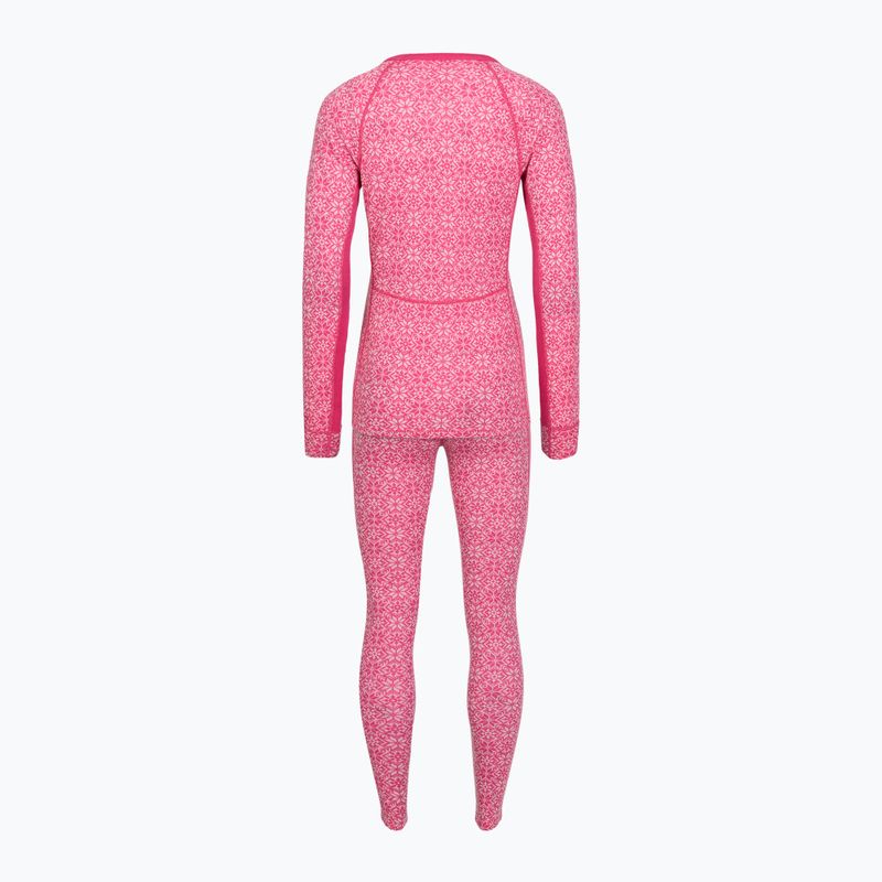 Damen-Set Funktionsunterwäsche Woolcano SET1109 Pink 2